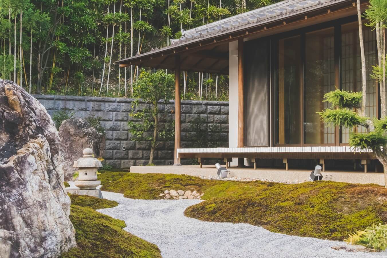 sand and gravel role in landscaping japanese garden